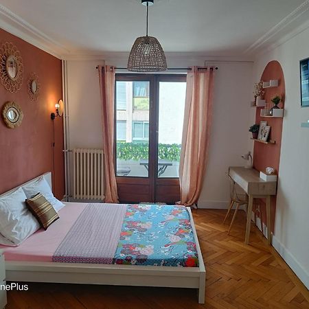 Belle Chambre D'Hote Avec Balcon Prive - 3 Mins Gare Annemasse - Geneve Acces Direct Extérieur photo